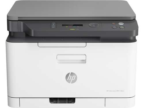 МФУ лазерное цветное HP Color Laser MFP 178nw 4ZB96A, ЧБ 18 стр/мин, цвет 4 стр/мин, 64 MB, USB 2.0,  Ethernet, WIFI-0