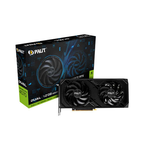 Видеокарта PALIT RTX4070 DUAL D6 12GB (NE64070019K9-1048D)-0