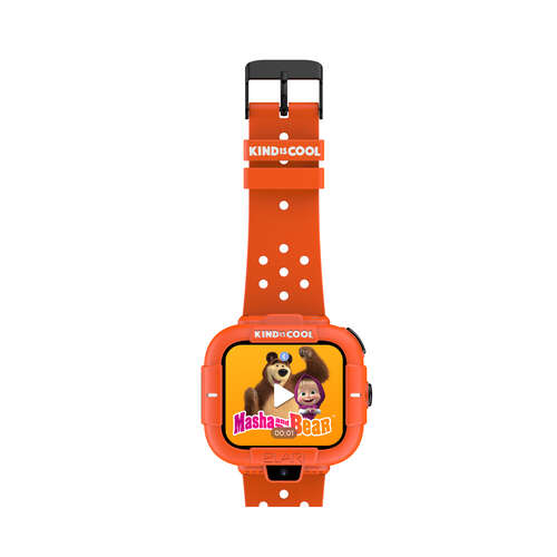 Смарт часы Elari KidPhone Masha and the Bear Orange-0