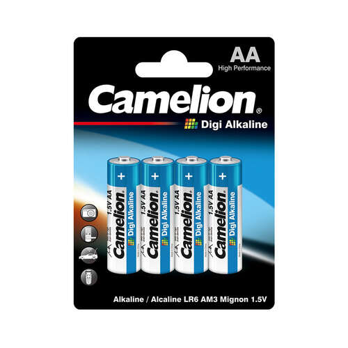 Батарейка CAMELION Digi Alkaline LR6-BP4DG 4 шт. в блистере-0