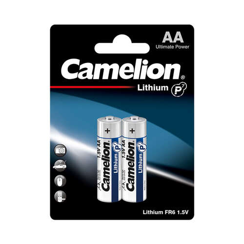 Батарейка CAMELION Lithium P7 FR6-BP2 2 шт. в блистере-0