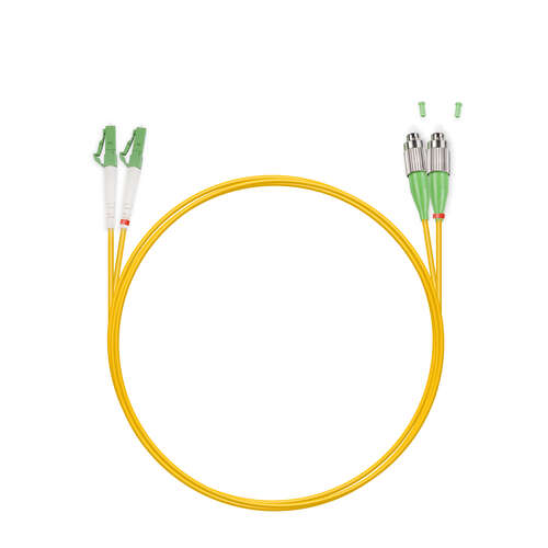 Патч Корд Оптоволоконный FC/APC-LC/APC SM 9/125 Duplex 3.0мм 1 м-0