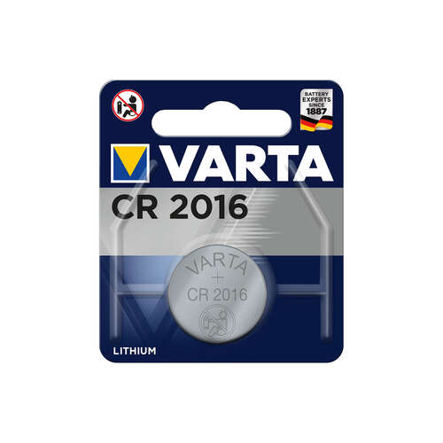 Батарейка VARTA Lithium CR2016 3V 1 шт. в блистере-0