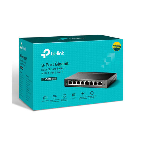 Коммутатор TP-Link TL-SG108PE-0