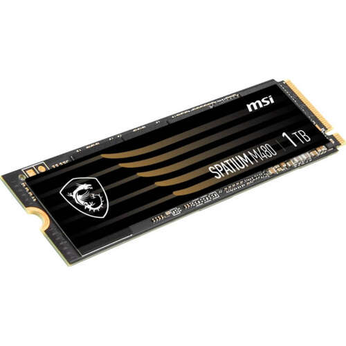 Твердотельный накопитель MSI SPATIUM M480 PRO PCIe 4.0 NVMe M.2 1TB, Read 7400mb/s, Write 6000 mb/s, Retail-0