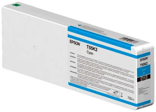 Картридж с голубыми чернилами Epson C13T55K200 UltraChrome HDX/HD 700ml-0