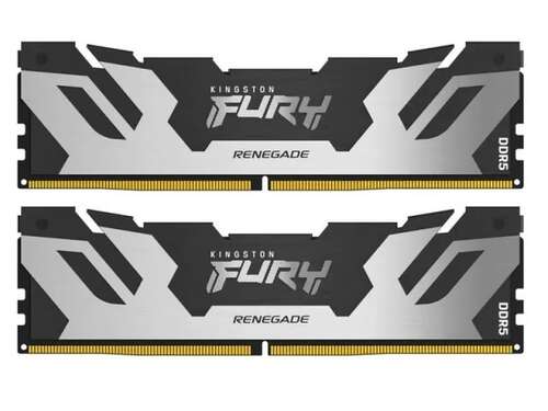 ОЗУ Kingston FURY Renegade RGB 48Гб (24GB x2) DIMM DDR5, 6400MT/s, CL32, 1.35 В, KF564C32RSK2-48-0