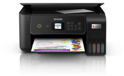 МФУ струйное цветное Epson L3260 C11CJ66409, до 33 стр/мин, А4, печать фотографий, WIFI, no ADF (черный)-0