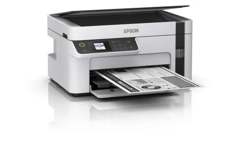 МФУ Струйное Epson M2120, А4, чб, 32 стр/мин, Сканер 1200x2400dpi, USB, WIFI, C11CJ18404