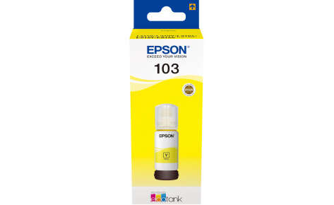 Контейнер с желтыми чернилами Epson C13T00S44A 103 EcoTank Yellow ink bottle-0