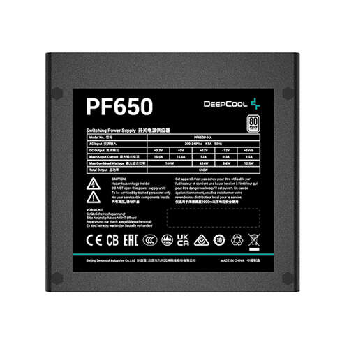 Блок питания Deepcool PF650-0