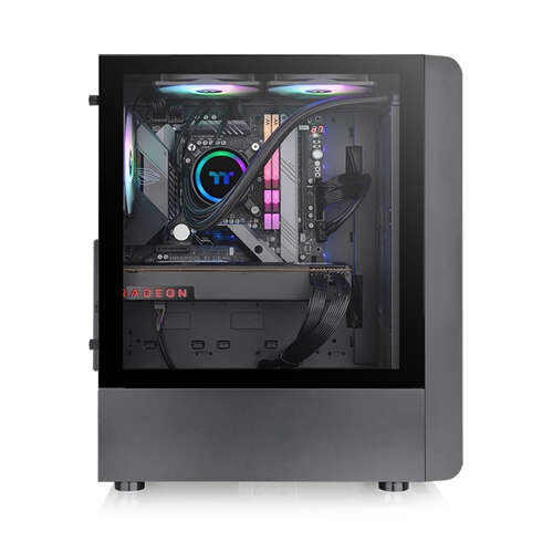 Компьютерный корпус Thermaltake S200 TG ARGB Black без Б/П-0