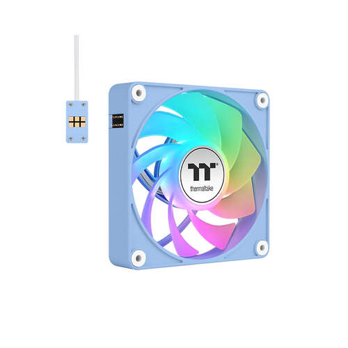 Кулер для компьютерного корпуса Thermaltake CT120 ARGB Sync PC Cooling Fan Hydrangea Blue (3 pack)-0