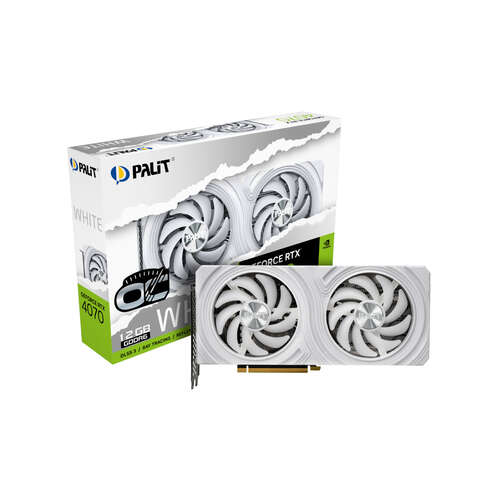 Видеокарта PALIT RTX4070 WHITE OC 12GB (NE64070S19K9-1048L)-0