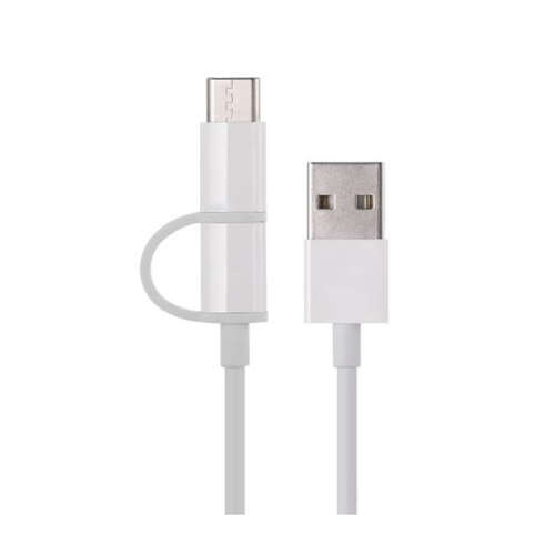 Интерфейсный кабель Xiaomi 100cm MICRO USB and Type-C Белый-0