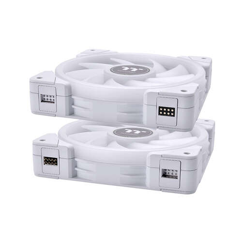 Кулер для компьютерного корпуса Thermaltake SWAFAN EX14 RGB PC Cooling Fan White (3-Fan Pack)-0