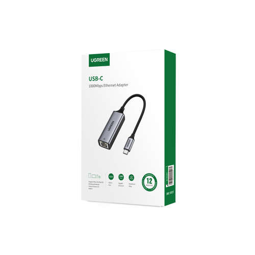 Адаптер Ugreen CM199 USB-C на Ethernet Port