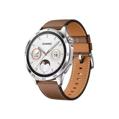 Смарт часы Huawei Watch GT 4 PNX-B19 46mm Brown Leather Strap-0