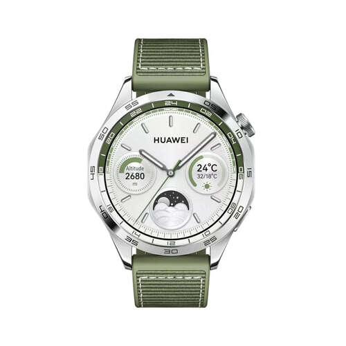 Смарт часы Huawei Watch GT 4 PNX-B19 46mm Green Woven Strap-0