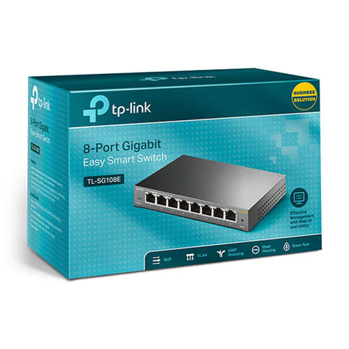 Коммутатор TP-Link TL-SG108E-0