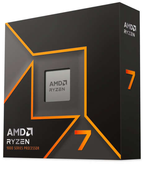 Процессор AMD Ryzen 7 9700X, AM5, 8C/16T, 3.8GHz base, 5.5GHz Turbo, L3 32Mb, 100-100001404WOF