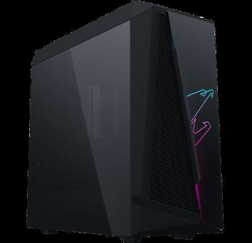 Игровой корпус для ПК Gigabyte AORUS C450 GLASS, RGB Fusion, MidTower, Mini ITX /Micro ATX /ATX,GPU up to 320mm,TG,Black