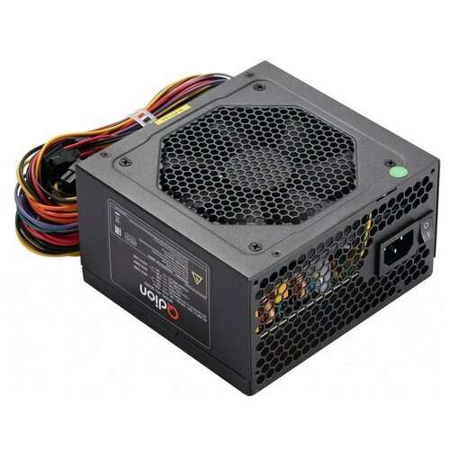 Блок питания ATX QD-400PNR, Ball Bearing Fan 12cm, 24+4pin, CPU4+4, 3*sata,2*molex,1*fdd pin, black coating OEM