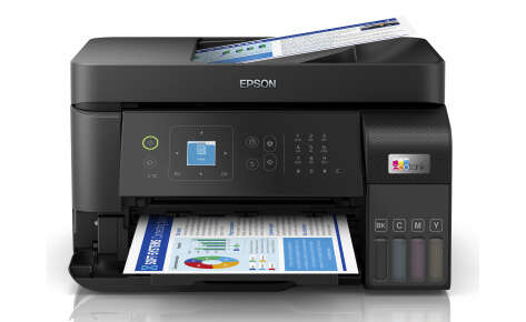 МФУ струйное цветное Epson L5590  C11CK57404, А4, до 33 стр/мин, LAN, WiFi, ADF, duplex, fax, черн.чернила в компл. 2 шт