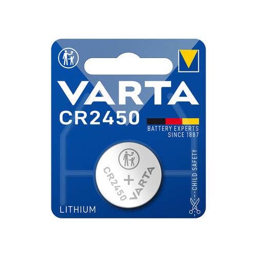 Батарейка VARTA Professional Electronics CR2450 3V 1 шт в блистере-0