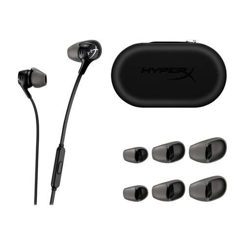 Наушники с микрофоном HyperX Cloud Earbuds II Black 70N24AA-0