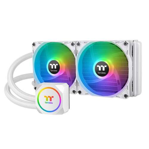 Водяное охлаждение Thermaltake TH240 ARGB Sync Snow Edition/ARGB Fan 120*2/White, CL-W301-PL12SW-A