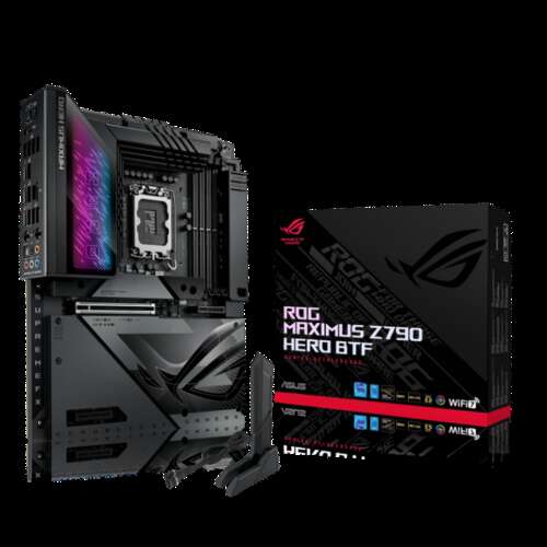 Сист.плата ASUS ROG MAXIMUS Z790 HERO BTF, Z790, 1700, 4xDDR5, PCI-Ex16, PCI-Ex4, 5xM.2, 4xSATA, WIFI7, BOX