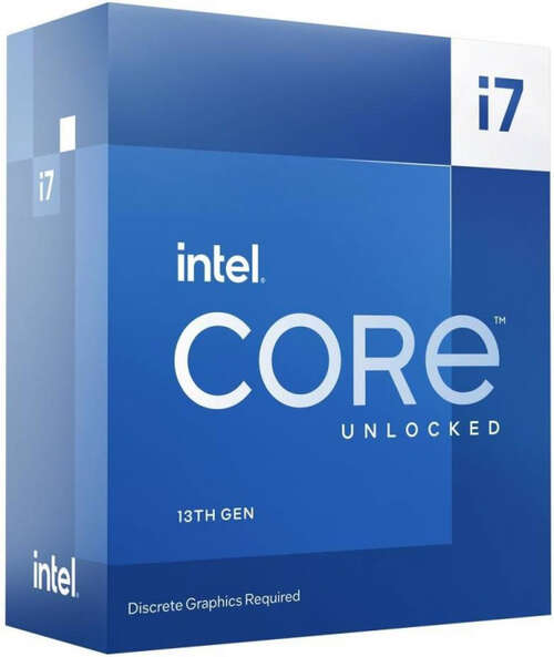 Процессор Core i7-13700F 3.4GHz, 16C/24T, 30Mb Intel Smart Cache, TDP125W, LGA1700, BX8071513700KF