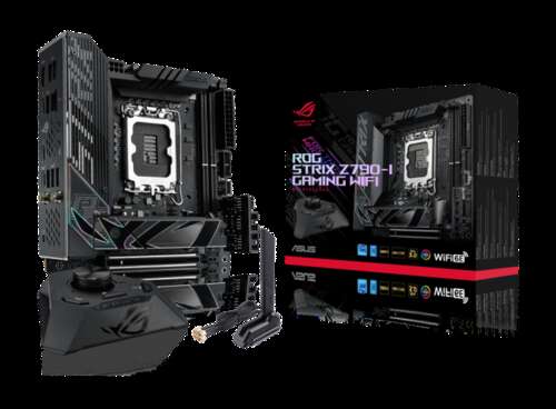 Сист. плата ASUS ROG STRIX Z790-I GAMING WIFI, Z790, 1700, 2xDDR5, PCI-Ex16, 2xM.2,2xSATA, 2xIntel® Thunderbolt,HDMI,BOX