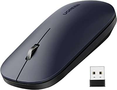 Беспроводная мышь UGREEN MU001 Wireless Mouse Black/No AA Battery inside, 90372