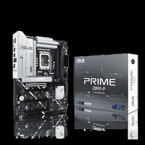 Сист.плата ASUS PRIME Z890-P, Z890, 1851, 4xDDR5, PCI-E x16, M2, SATA, DP, HDMI, USB-C 20GBps, BOX