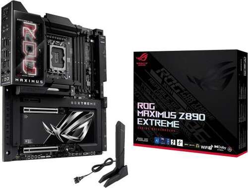 Сист.плата ASUS ROG MAXIMUS Z890 EXTREME, Z890, 1851, 4xDDR5, PCI-E x16, PCI-E x1, M2, SATA, HDMI, Thundrbolt. WIFI7