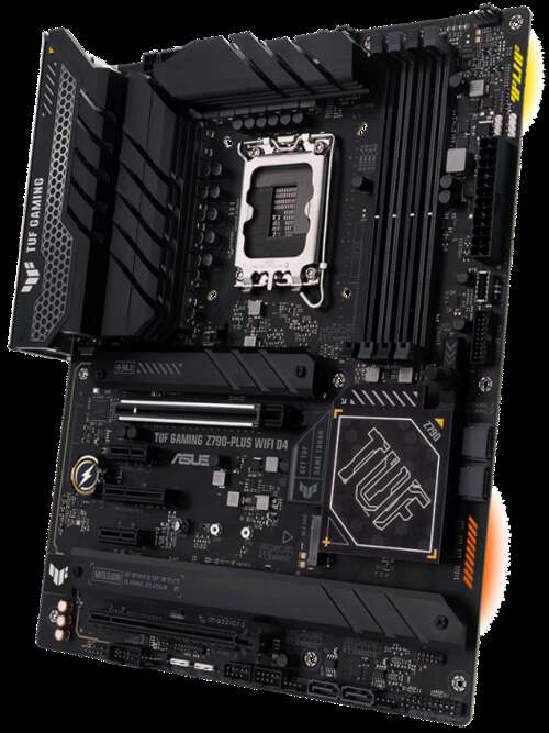 Сист. плата ASUS TUF GAMING Z790-PLUS WIFI D4,Z790,1700,4xDIMM DDR4,2xPCI-Ex16 ,PCIe x1,PCIe x4,4xM.2,4xSATA,WIFI6,BOX