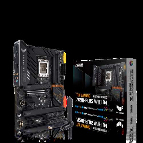 Сист. плата ASUS TUF GAMING Z690-PLUS WIFI,Z690,1700,4xDIMM DDR4,2xPCI-Ex16,2xPCI-Ex1,PCI-Ex4,4xM.2,SATA,HDMI,WIFI6E,BOX