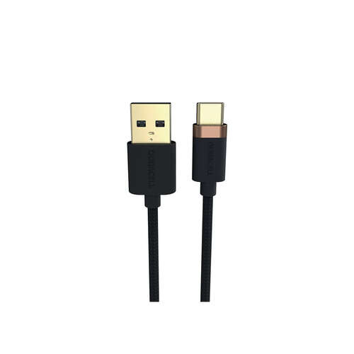 Интерфейсный кабель Duracell USB6061A USB-A to USB-C Черный-0 Интерфейсный кабель Duracell USB6061A USB-A to USB-C Черный-0