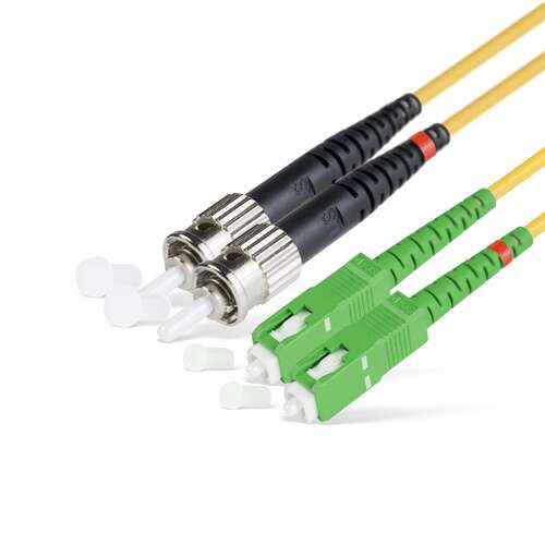 Патч Корд Оптоволоконный SC/APC-ST/UPC SM 9/125 Duplex 2.0мм 1 м-0 Патч Корд Оптоволоконный SC/APC-ST/UPC SM 9/125 Duplex 2.0мм 1 м-0