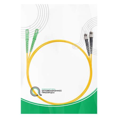 Патч Корд Оптоволоконный SC/APC-ST/UPC SM 9/125 Duplex 2.0мм 1 м-0 Патч Корд Оптоволоконный SC/APC-ST/UPC SM 9/125 Duplex 2.0мм 1 м-0