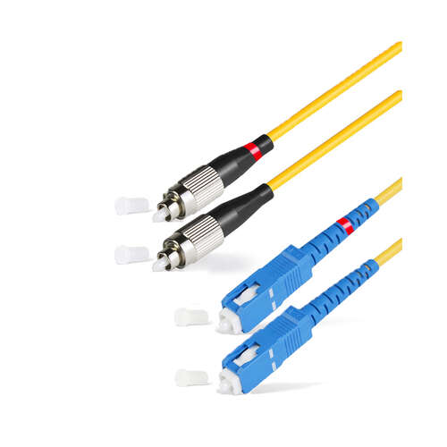 Патч Корд Оптоволоконный SС/UPC-FC/UPC SM 9/125 Duplex 2.0мм 1 м-0 Патч Корд Оптоволоконный SС/UPC-FC/UPC SM 9/125 Duplex 2.0мм 1 м-0