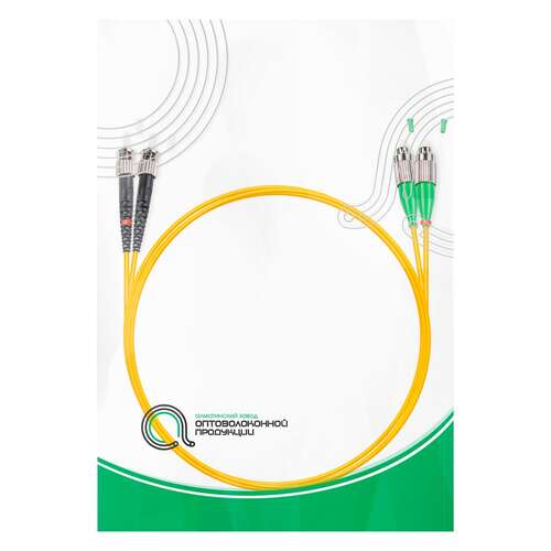 Патч Корд Оптоволоконный FC/APC-ST/UPC SM 9/125 Duplex 3.0мм 1 м-0 Патч Корд Оптоволоконный FC/APC-ST/UPC SM 9/125 Duplex 3.0мм 1 м-0