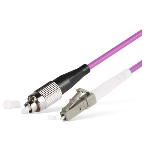Патч Корд Оптоволоконный FC/UPC-LC/UPC MM OM3 50/125 Simplex 3.0мм 1 м-0 Патч Корд Оптоволоконный FC/UPC-LC/UPC MM OM3 50/125 Simplex 3.0мм 1 м-0