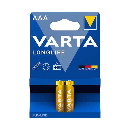 Батарейка VARTA Longlife Micro 1.5V - LR03/ AAA (2 шт)