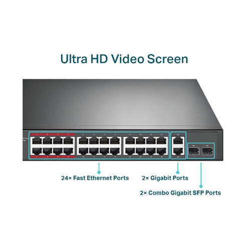 Коммутатор TP-Link TL-SL1226P-0 Коммутатор TP-Link TL-SL1226P-0
