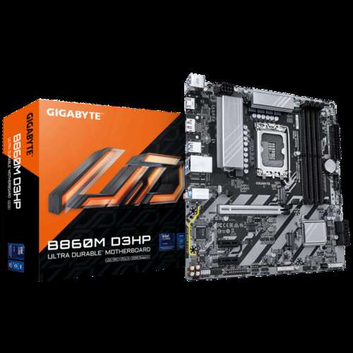 Сист.плата Gigabyte B860M D3HP 1.0, B860, LGA1851, 4xDDR5, PCI-E x16, PCI-E x1, M2, SATA, DP, HDMI, BOX