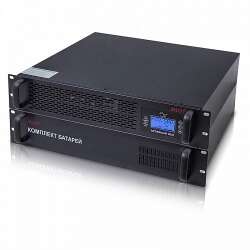 EH 5113 MUST 19&quot; rack on-line UPS 3000VA LCD RS232 RJ45 battery: 12V7AH*8