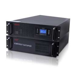 EH 5116/5006 MUST 19&quot; rack on-line UPS 6000VA LCD RS232 RJ45 battery 12V7AH*16